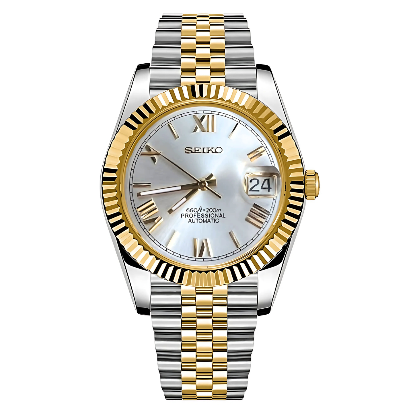 SEIKOJUST TWO TONE GOLD